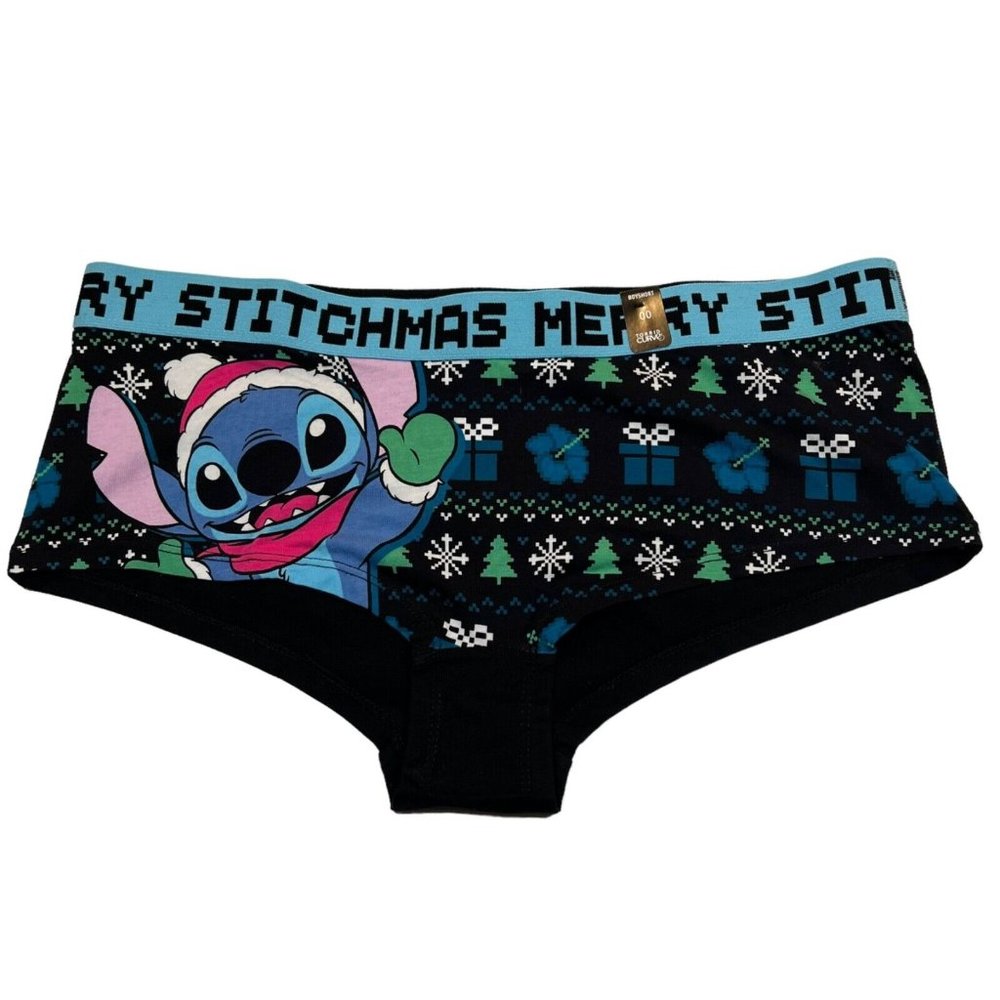 NWT TORRID Boyshort Pantie Sz 00X Disney Christmas Stitch